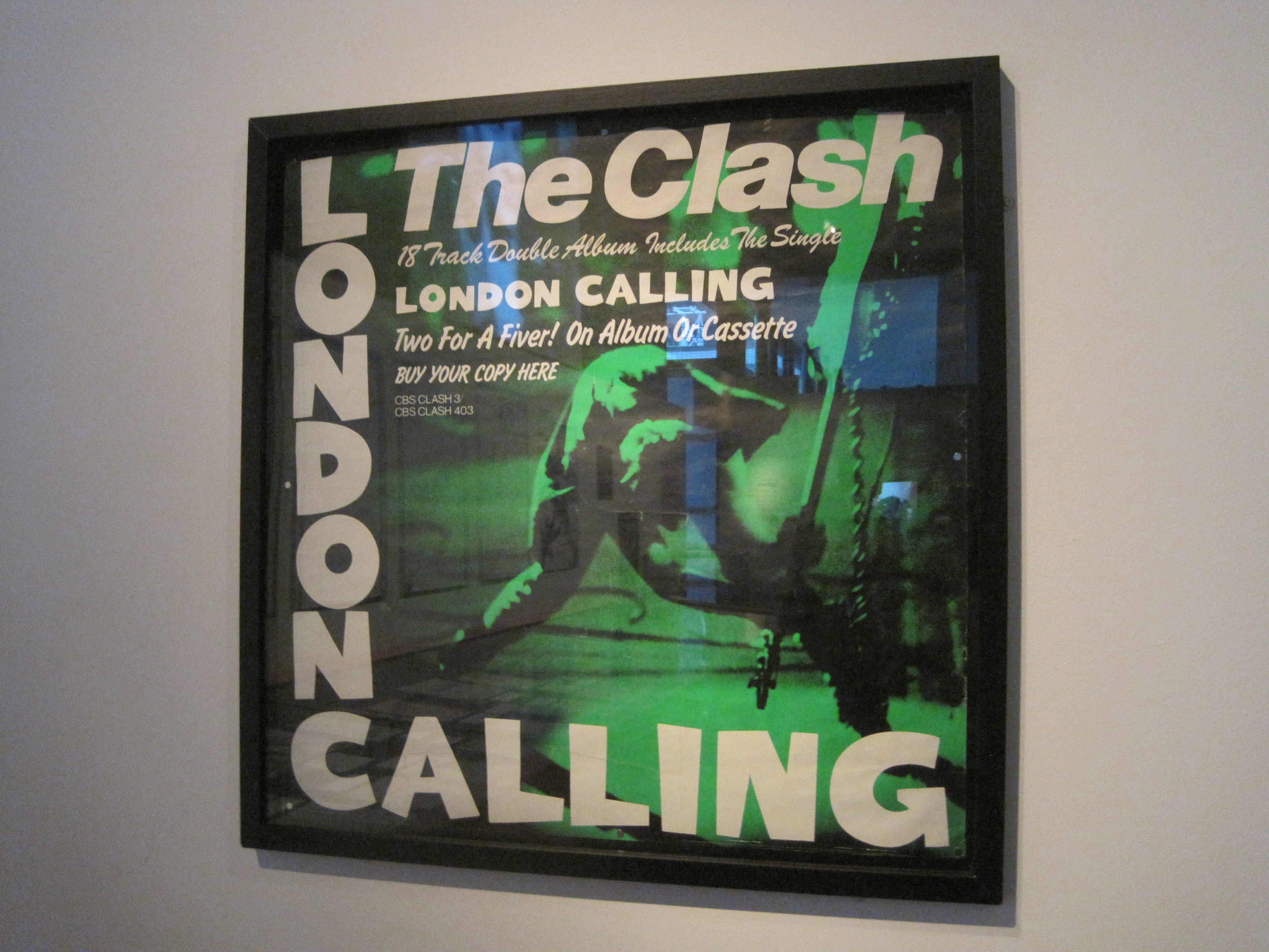 The Clash Exhibition - photo by Juliamaud
